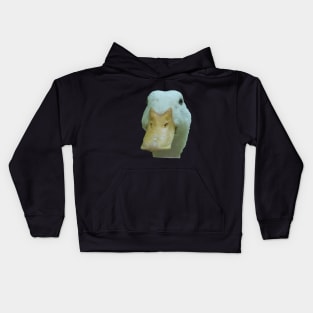 Quirky Peeking Duck - Is It Safe Cut Out Kids Hoodie